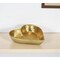 Homeroots 7in Gold Heart Cast Iron Handmade Vanity Tray 483152 - alternate 8