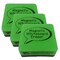 Charles Leonard Magnetic Whiteboard Eraser, 2" x 2", Green, 12PK 74542 - alternate 4