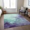 Homeroots 3' X 5' Blue And Purple Abstract Washable Indoor Outdoor Area Rug 604833 - alternate 8