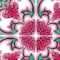 Homeroots 6" X 6" Rosa Pink Lea Removable Peel and Stick Tiles 400232 - alternate 4