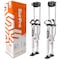 Surpro Double-Sided Drywall Stilts, Aluminum Base, 20 in - 30 in Height, QuadLock Contractor-Grade Stilts S2-A-2030 - alternate 1