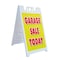 Signmission Garage Sale Today, A-Frame & 2 Decals Installed, Heavy-Duty Plastic Frame SBHD-D-2436-Garage Sale Today - alternate 1
