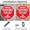 Signmission Warning Pesticides Fire Will Cause, 10 inch X 10 inch, Aluminum Metal Signs, 2PK OC-A-2PACK-10-341 - alternate 6