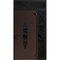 Vdomdoors Front Exterior Prehung Steel Door Ronex1277 Brown Sidelight and Transom Window Sidelite Entry Metal RONEX1277EXD-BRW-W36+12xH80+16-LH-I - alternate 1
