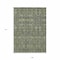 Homeroots 9' X 12' Blue and Green Floral Washable Non Skid Indoor Outdoor Area Rug 564336 - alternate 7