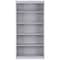 Atlantic Metal Bookcase, Steel, 5 Shelf, Dove Gray, 72HX36W BA40361872-05 - alternate 6