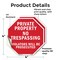 Signmission Private Property No Trespassing Vio, 4 inch X 4 inch, Vinyl Decal, 2PK OC-D-2PACK-4-157 - alternate 4