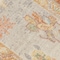 Homeroots 2' X 3' Blue and Orange Floral Stain Resistant Indoor Outdoor Area Rug 531500 - alternate 6