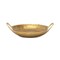 Homeroots 10in Gold Cast Iron Handmade Round Trinket Tray With Handles 634802 - alternate 10