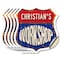 Signmission Christian's Workshop, 4 inch X 4 inch, Vinyl Decal, 5PK SHI-D-5PACK-4-489-CHRISTIAN - alternate 1