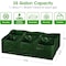 Ipower PE Garden Planting Bed 35-Gallon Heavy Duty Plastic Raised Plant Grow Bag with 6 Partition G GLGROWBAG35G6PE - alternate 6