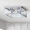 Jonathan Y Grayson 12" Metal/Glass LED Flush Mount, Chrome JYL9501A - alternate 6