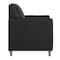 Flash Furniture HERCULES Diplomat Black LeatherSoft Chair with Clean Line-Stitched Frame and Chrome Legs BT-827-1-BK-CHR-GG - alternate 9