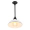 Jonathan Y Jasper 12.25" 1-Light Farmhouse Industrial Indoor/Outdoor Iron LED Pendant, White JYL7611A - alternate 1