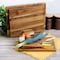 Megachef 3 Piece Acacia Wood Cutting Board Set with Base 750122171M - alternate 9