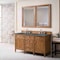 James Martin Vanities Brittany 60'' D Vanity, Saddle Brown w/ Parisien Bleu Silestone Top w/FreePower Wireless Charger 650-V60D-SBR-FPBL - alternate 9