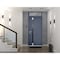 Vdomdoors Steel Door Cynex 6777 Grey Transom Window Stainless Inserts Single Modern Painted-W36xH80+16-Left-h CYNEX6777EXD-GRE-W36 x H80+16-Left-hand Outswing - alternate 5