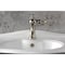 Kingston Brass One-Handle Single-Hole Bathroom Faucet with Push Pop-Up Drain, Polished Nickel KS3546RNK - alternate 6
