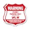 Signmission No Parking Without Permit Shield Sign Wa, 6 inch X 6 inch, Plastic Sign, 2PK SHI-P-2PACK-6-398 - alternate 1
