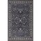 Jonathan Y Subtlety Medallion All-Over Floral Border Non-Slip Washable Charcoal/Ivory 5ft x 8ft Area Rug WSH504F-5 - alternate 1