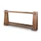 Homeroots 67" Brown Solid Wood Solid Console Table With Shelf 605656 - alternate 5