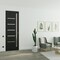 Sartodoors Hidden Door Black 30x80 Solid Core Modern Interior QUADRO4088MF-BLK-30x80-LH-O - alternate 1