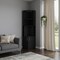 Homeroots 18in Black Wood Corner Bar Cabinet With Two Doors 479252 - alternate 5