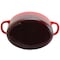 Crock-Pot Crock Pot Artisan 7 Quart Oval Enameled Cast Iron Dutch Oven in Scarlet Red 69147.02 - alternate 7