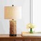 Jonathan Y Elicia 25" 1-Light Coastal Water Hyacinth LED Table Lamp, Natural, 2PK JYL6502A-SET2 - alternate 12