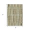 Homeroots 5' X 8' Khaki And Olive Green Striped Washable Indoor Outdoor Area Rug 631540 - alternate 8