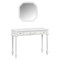 Homeroots 39" White Wood Three Drawer Dresser 714276 - alternate 1