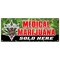 Signmission Medical Marijuana For S, 48 Inch x 120 Inch, Banner B-120 Medical Marijuana For S - alternate 1