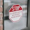 Signmission Stop All Drivers Check in With Secu, 4 inch X 4 inch, Vinyl Decal, 2PK OC-D-2PACK-4-216 - alternate 4