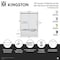 Kingston Brass 60" Acrylic Anti-Skid Alcove Left-Hand Drain Tub with Right Sliding Tub Door, White/Brushed Nickel KVTAM6032L22D8 - alternate 7