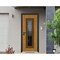 Vdomdoors Steel Door Ballucio 6644 Natural Oak Entry Door Painted W36xH80 Right hand Inswing BALLUCIO6644EXD-OAKW-W36xH80-RH-I - alternate 4