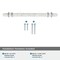 Amerock Carrione 6-5/16 inch 160mm Center-to-Center Marble White/Polished Chrome Cabinet Pull BP36650MW26 - alternate 3