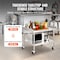 Vevor Double Overshelf Stainless Steel Overshelf 2-Tier 12"x48" for Prep Table LJ1220*300 - alternate 6