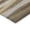 Homeroots 5' X 8' Brown Beige And Gray Striped Washable Indoor Outdoor Area Rug 597314 - alternate 9