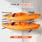 Vevor Kayak Storage Wall Mount Hanger Rack for 4 Canoe Paddle Kayak Hanging Hook Y08004 - alternate 7