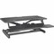 Lorell Lorell X-type Slim Desk Riser - 33 lb Load Capacity - 16.5" Height x 20" Width - Desktop - Black 99539 - alternate 17
