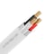 Syston Cable Technology 18/3 Fire Alarm Security Cable Wire, 100% Stranded Copper, Plenum CMP Shielded, Low Voltage, 50 ft 5628-50WH - alternate 1