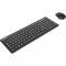 Targus ANTIMICROBIAL MIDSIZE KEYBOARD AND COMFORT MOUSE BUNDLE AKB863 + AMB582 BLACK AKM619AMUS - alternate 1