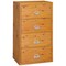Fireking 4 Drawer, 1 Hr Fire & impact rated, 31" wide lateral Knotty Pine 4-3122-CKP - alternate 1