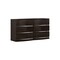 Homeroots 32" Exquisite Wenge High Gloss Dresser 329626 - alternate 1