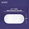 Anzzi Freestanding Tub, 59 in L, 29.1 in W, White, Acrylic, Center FT-AZ650-59 - alternate 7