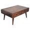 Homeroots 20" Brown Solid Wood Round Two Drawer Nightstand 651890 - alternate 8