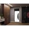 Vdomdoors Front Exterior Prehung Steel Door Ronex1077 Teak Transom Window Sidelite Entry Metal Modern Painted RONEX1077EXD-OAK-W36 x H80+16-RH-I - alternate 6