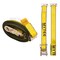 Mytee Products 2PK 2inx27ft E Track Ratchet Straps w/Spring Fittings 4400 lb Break Strength, 2PK ETKRS227x2 - alternate 1