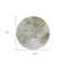 Homeroots 8' Taupe Beige And Brown Round Abstract Washable Indoor Outdoor Area Rug 577729 - alternate 8