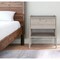 Homeroots 22" Light Gray Wood One Drawer Nightstand 477922 - alternate 6